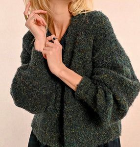 Gigianna Cardigan in Forest