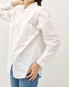 Skylar Button Up Blouse in White