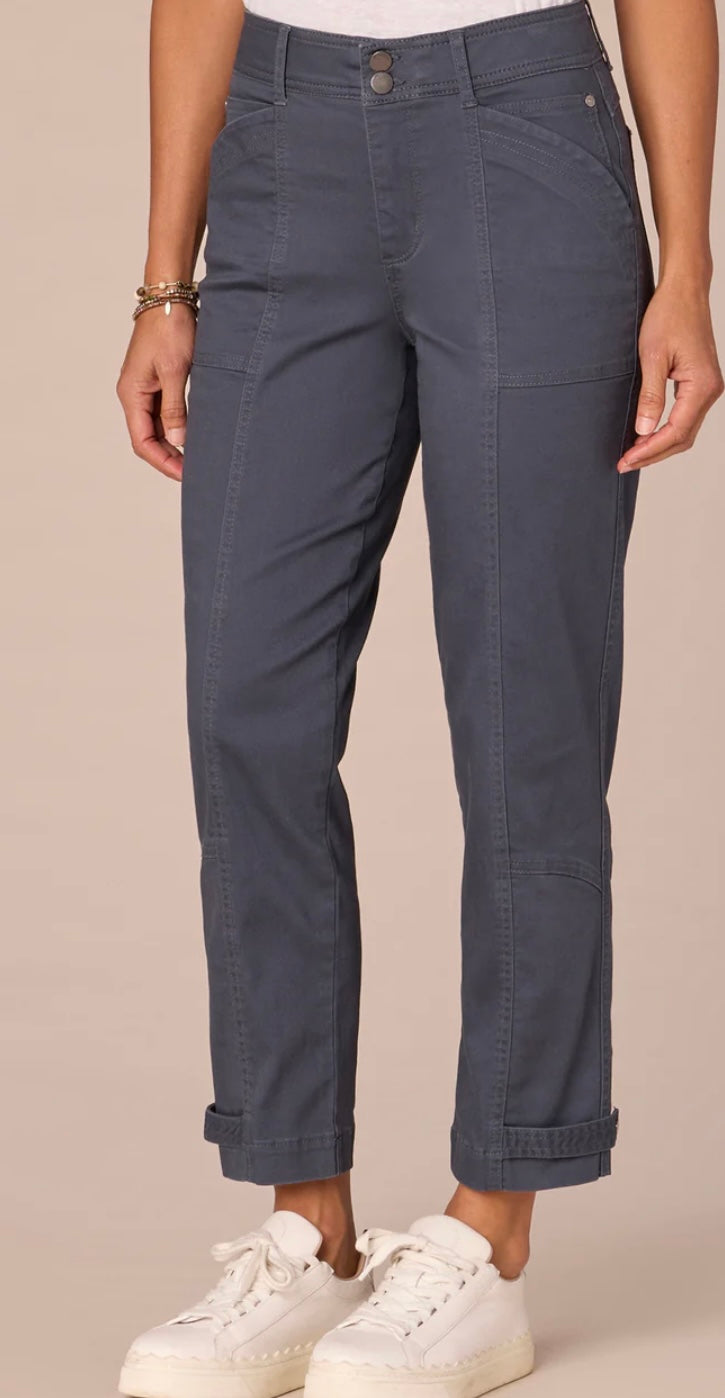 Democracy "Ab"solution High Rise Utility Pant in Blue