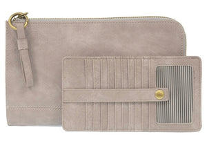 Morgan Convertible Wristlet and Wallet in Grey