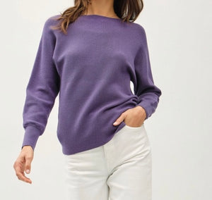 Averi Sweater in Blueberry