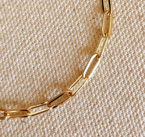 Todd Short Link Paperclip Bracelet