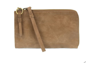 Morgan Convertible Wristlet and Wallet in Tan