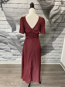 Tati Maxi Dress in Vino