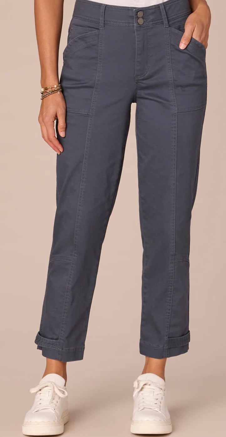 Democracy "Ab"solution High Rise Utility Pant in Blue