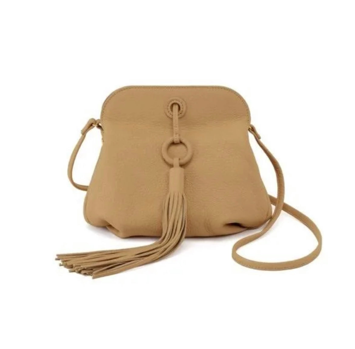 Birdy Hobo Crossbody Bag in Tan Cinnamon