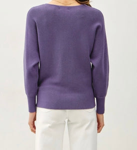 Averi Sweater in Blueberry