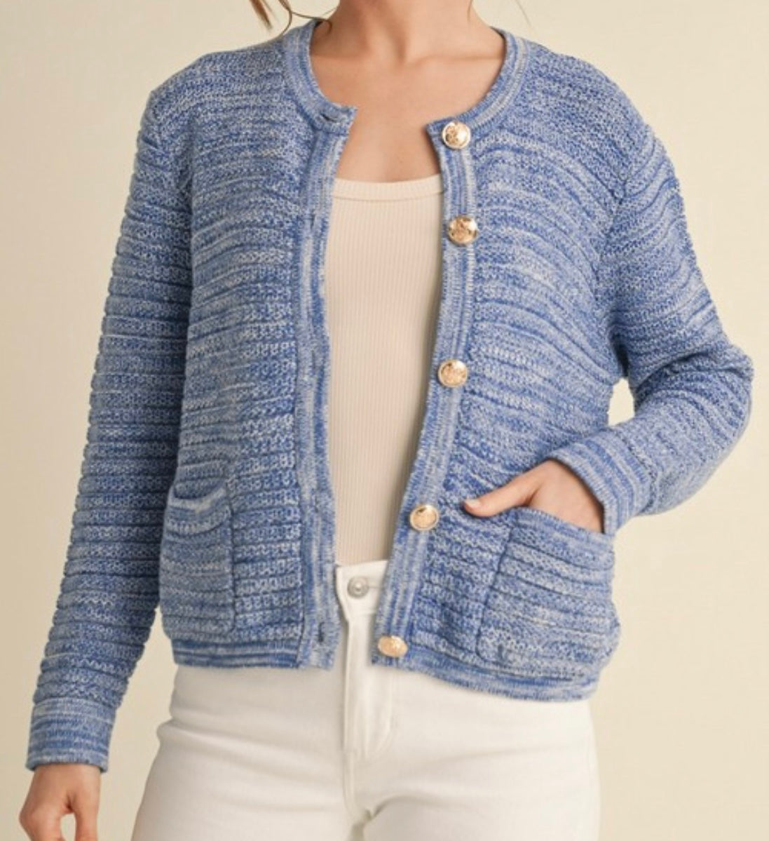 Diana Tweed Cardigan