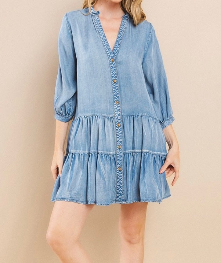 Allison Light Denim Dresss