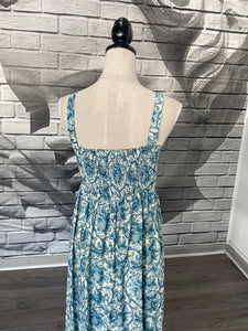 Koda Midi Dress in Baby Blue