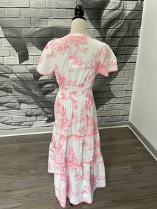 Julie Toile Maxi Dress