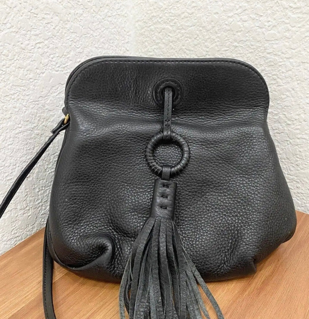 Birdy Hobo Crossbody Bag in Black