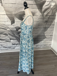 Koda Midi Dress in Baby Blue