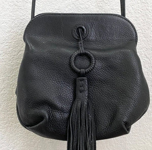 Birdy Hobo Crossbody Bag in Black