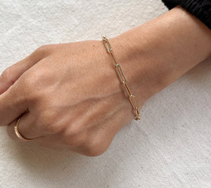 Jude Classic Paperclip Bracelet