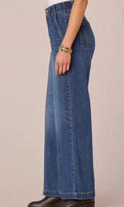 Democracy "Ab'solution Skyrise Center Front Seam Wide Leg Jeans