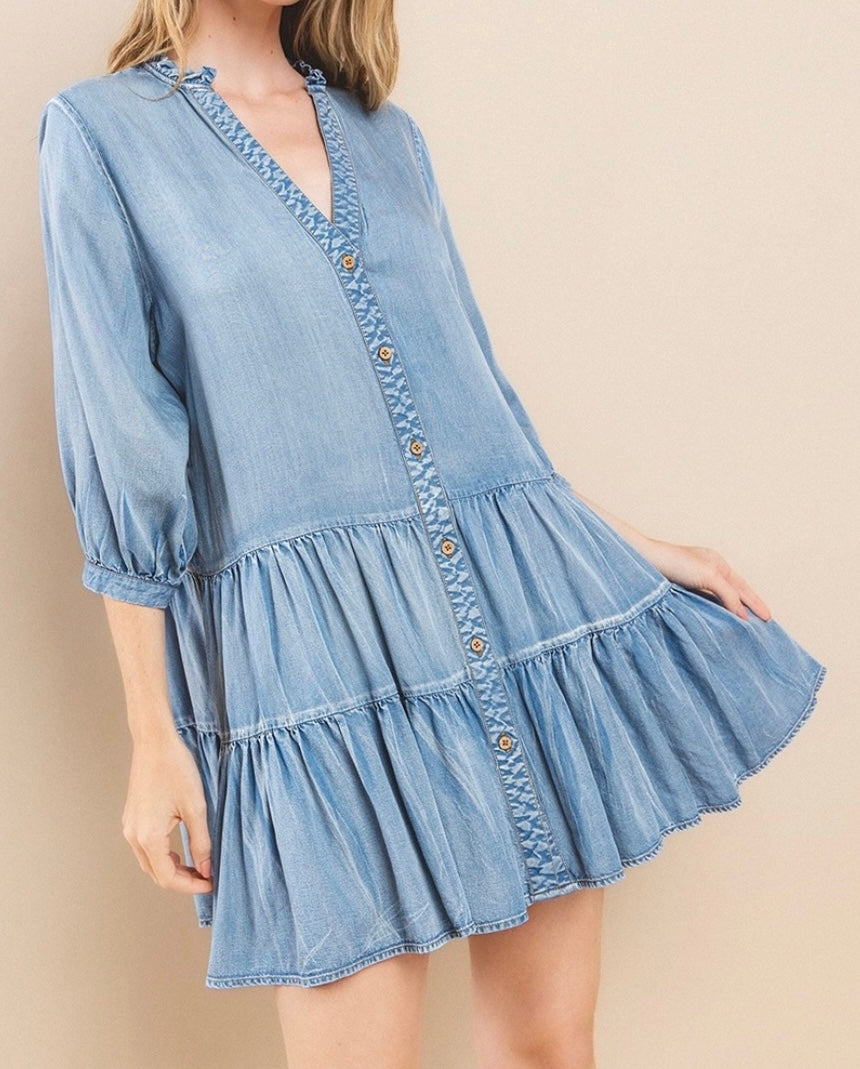 Allison Light Denim Dresss