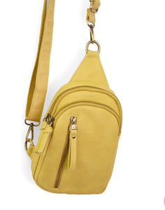 Vanetta Sling Bag in Sunshine Yellow