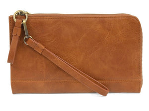 Morgan Convertible Wristlet and Wallet in Caramel