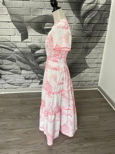 Julie Toile Maxi Dress