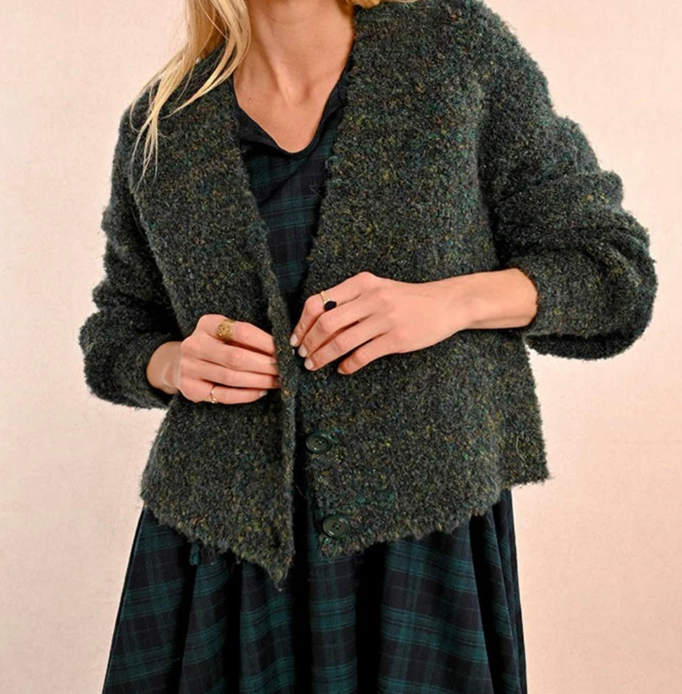 Gigianna Cardigan in Forest