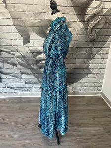 Jackie Maxi Dress in Blue