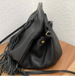 Birdy Hobo Crossbody Bag in Black