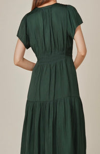 Samantha Dress in Emerald