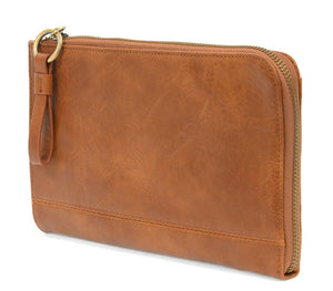 Morgan Convertible Wristlet and Wallet in Caramel