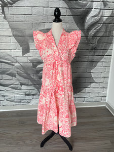Morgan Dress in Watermelon