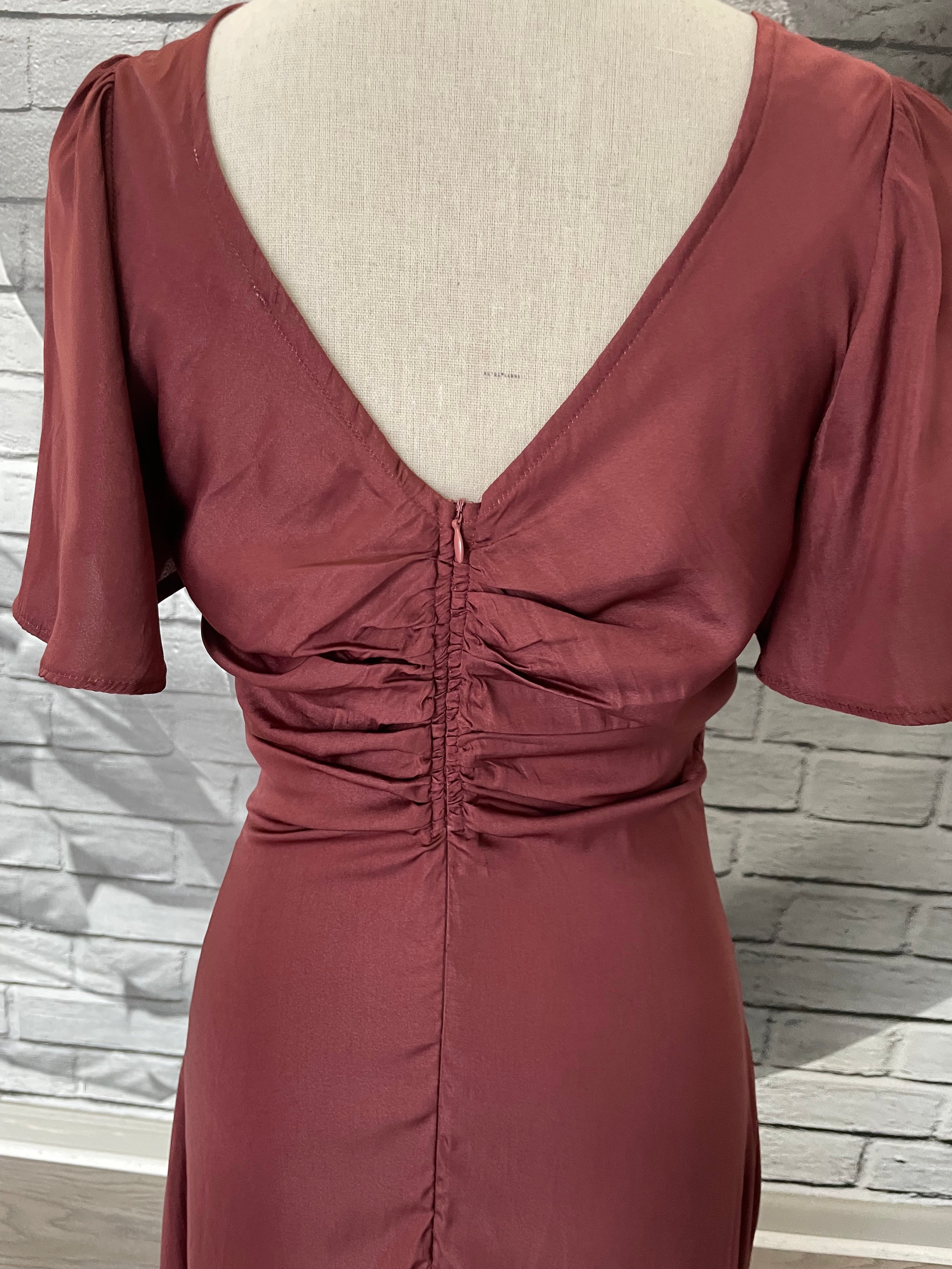 Tati Maxi Dress in Vino