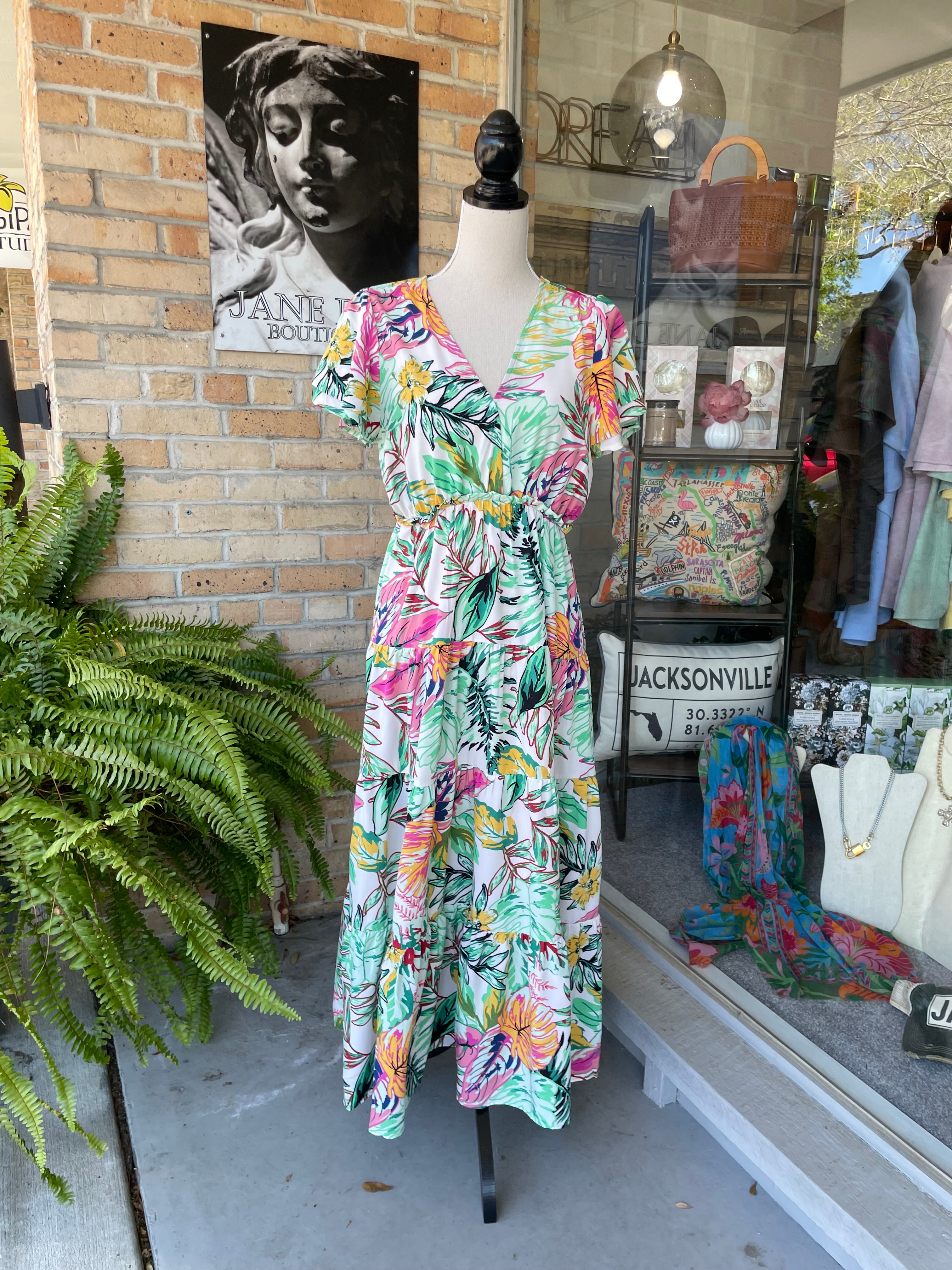 Blair Maxi Dress in White
