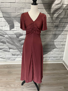 Tati Maxi Dress in Vino