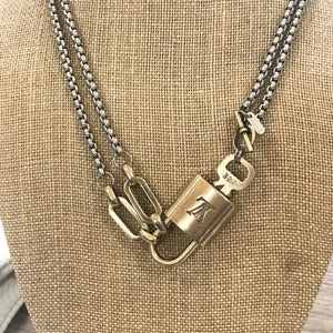 The Louis Vuitton Lock Collection  Padlock necklace, Necklace, Louis  vuitton